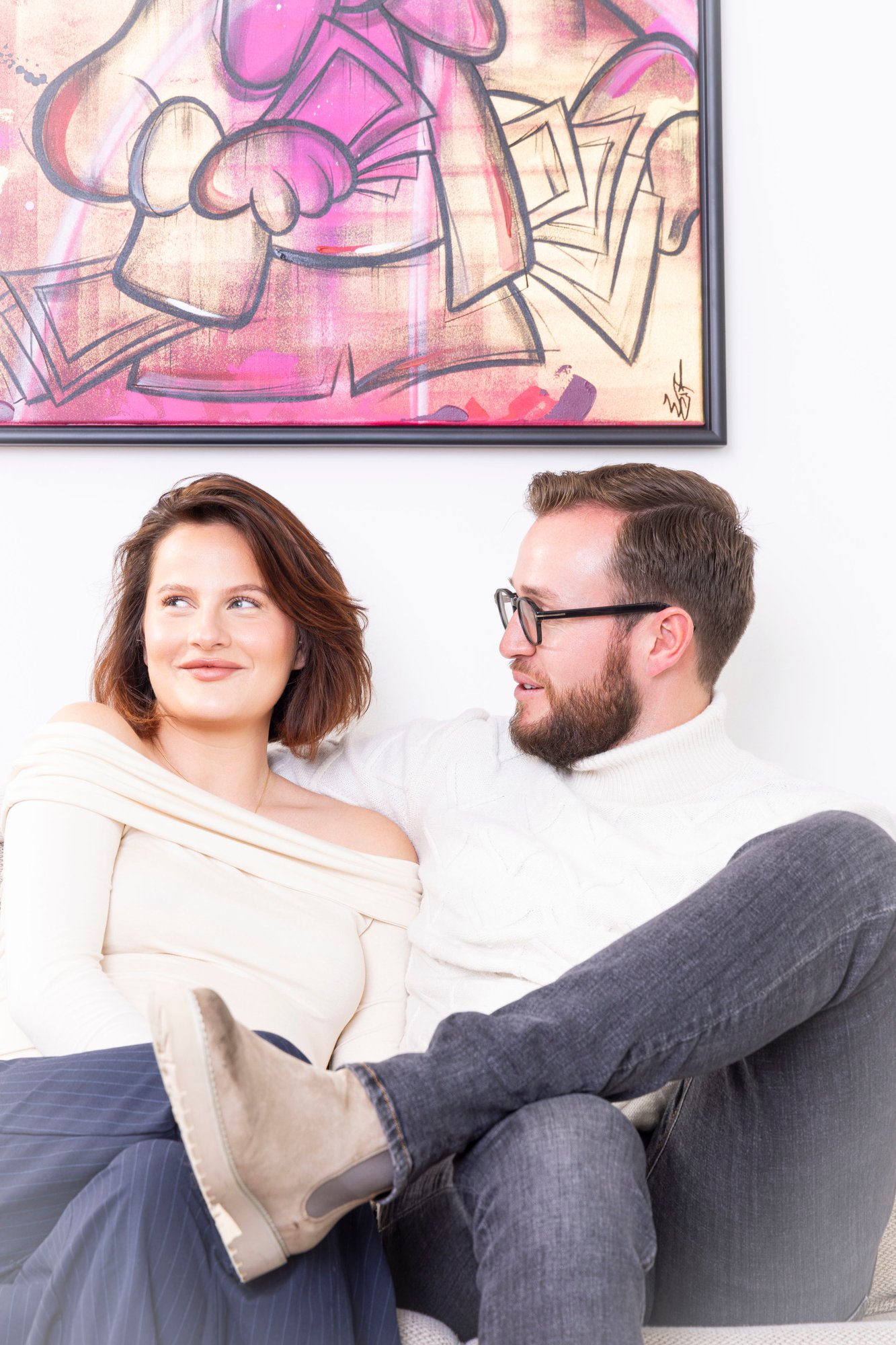 Amy Rose und Saul Coltof auf der Riederalp