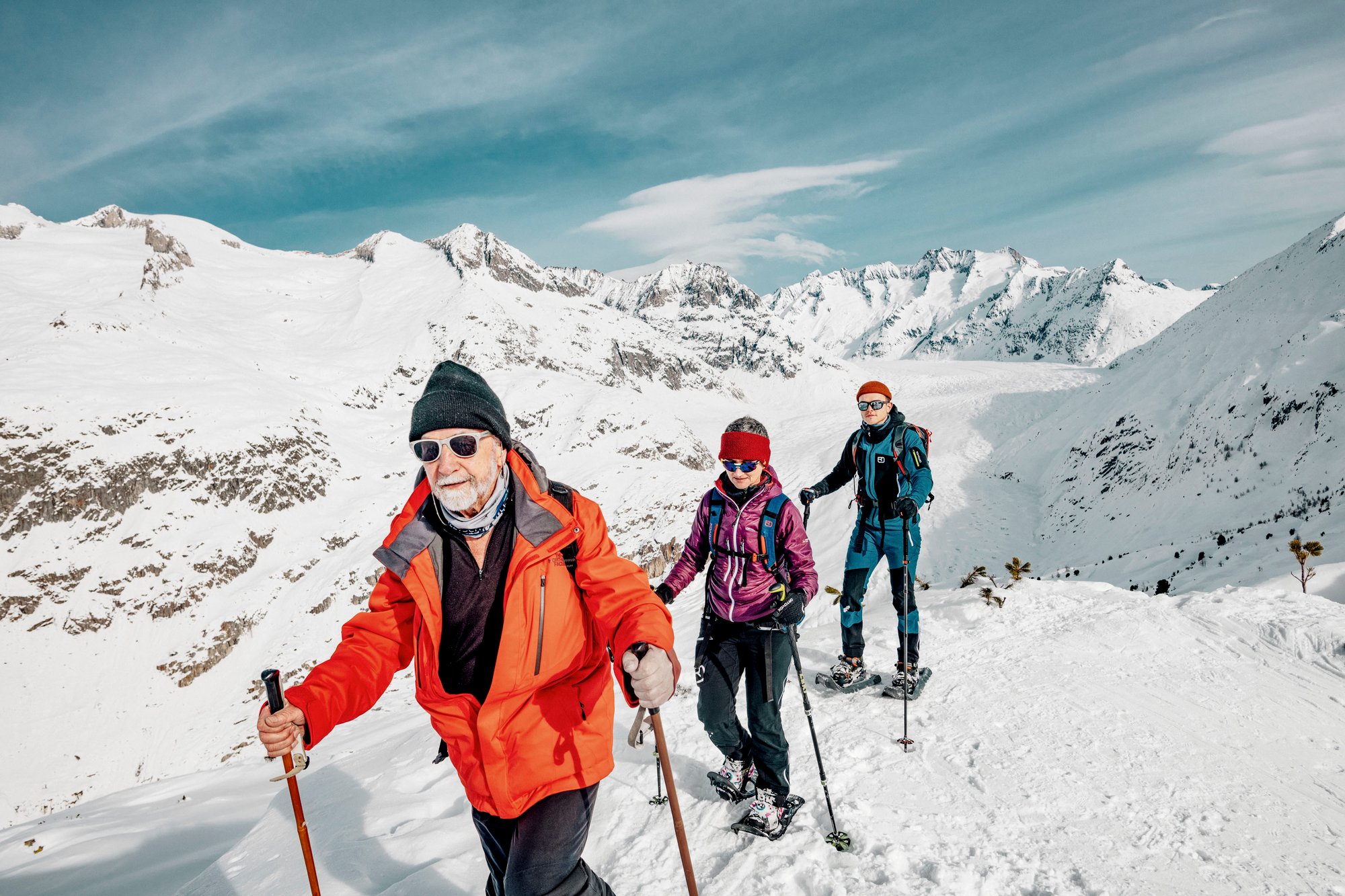 Schneeschuhtour in der Aletsch Arena